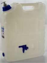 BIDON EN PLASTIQUE 20L avec Robinet et bouchon